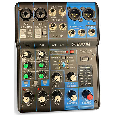 Used Yamaha MG06X Unpowered Mixer