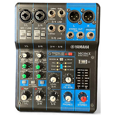 Used Yamaha MG06X Unpowered Mixer