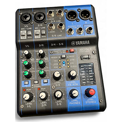 Used Yamaha MG06X Unpowered Mixer