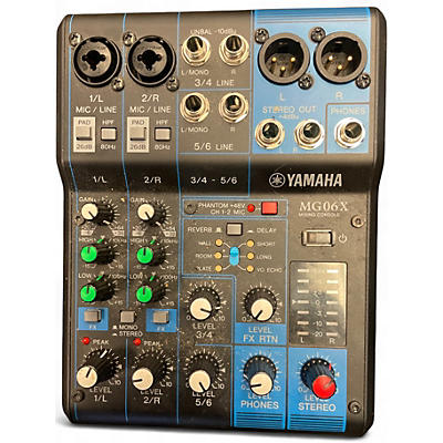 Used Yamaha MG06X Unpowered Mixer