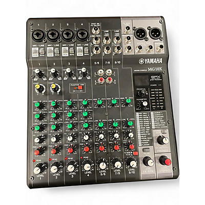 Used Yamaha MG10X 10 Channel Mixer with Effects Unpowered Mixer