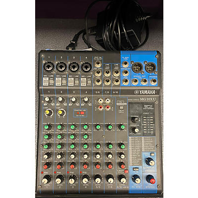 Yamaha Used Yamaha MG10XU 10 Channel Mixer With Effects Unpowered Mixer