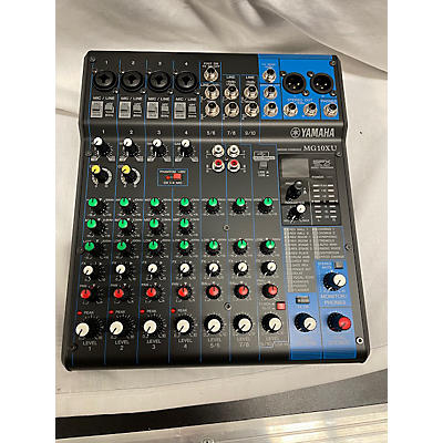 Yamaha Used Yamaha MG10XU 10 Channel Mixer With Effects Unpowered Mixer