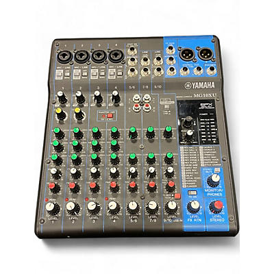 Yamaha Used Yamaha MG10XU 10 Channel Mixer With Effects Unpowered Mixer