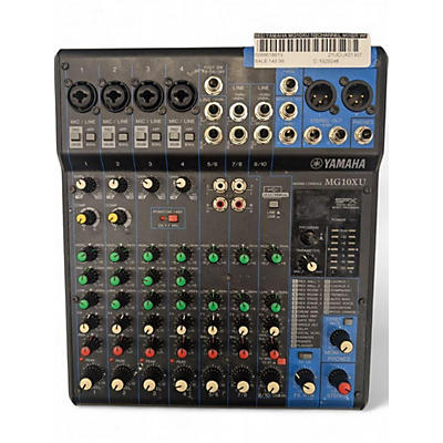 Yamaha Used Yamaha MG10XU 10 Channel Mixer With Effects Unpowered Mixer