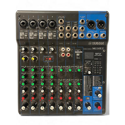 Yamaha Used Yamaha MG10XU 10 Channel Mixer with Effects Unpowered Mixer