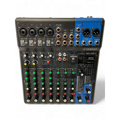 Yamaha Used Yamaha MG10XU 10 Channel Mixer with Effects Unpowered Mixer