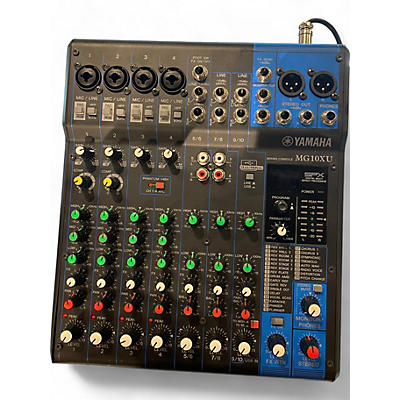 Yamaha Used Yamaha MG10XU 10 Channel Mixer with Effects Unpowered Mixer