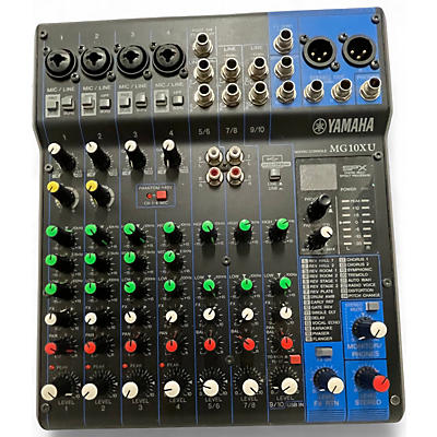 Used Yamaha MG10XU 10 Channel Mixer with Effects Unpowered Mixer