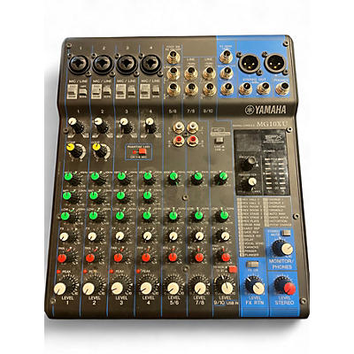 Used Yamaha MG10XU 10 Channel Mixer with Effects Unpowered Mixer