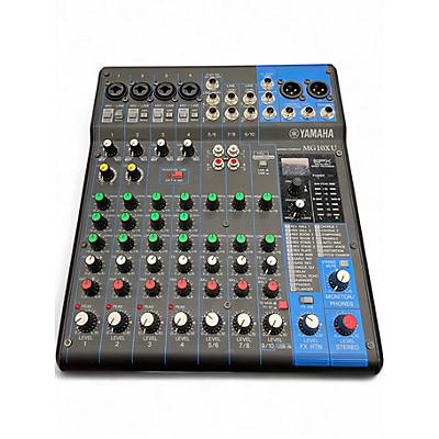 Used Yamaha MG10XU 10 Channel Mixer with Effects Unpowered Mixer