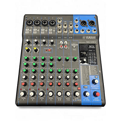 Used Yamaha MG10XU 10 Channel Mixer with Effects Unpowered Mixer