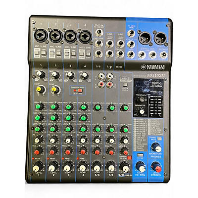 Used Yamaha MG10XU 10 Channel Mixer with Effects Unpowered Mixer