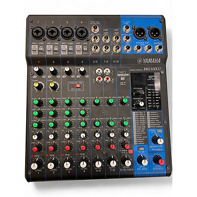 Used Yamaha MG10XU 10 Channel Mixer with Effects Unpowered Mixer