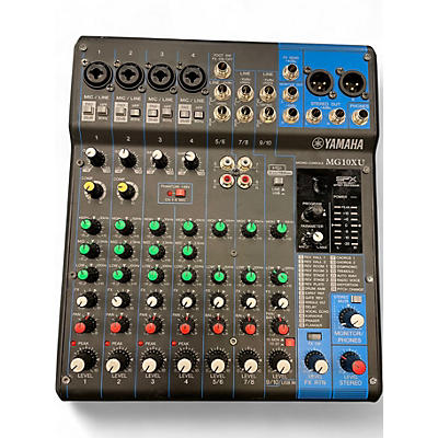 Used Yamaha MG10XU 10 Channel Mixer with Effects Unpowered Mixer