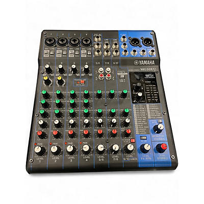 Used Yamaha MG10XU 10 Channel Mixer with Effects Unpowered Mixer