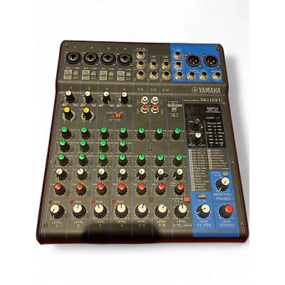 Used Yamaha MG10XU 10 Channel Mixer with Effects Unpowered Mixer