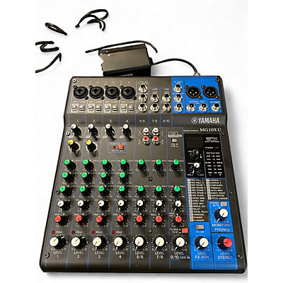 Used Yamaha MG10XU 10 Channel Mixer with Effects Unpowered Mixer