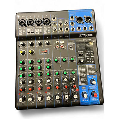 Used Yamaha MG10XU 10 Channel Mixer with Effects Unpowered Mixer