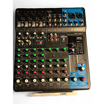 Used Yamaha MG10XU 10 Channel Mixer with Effects Unpowered Mixer