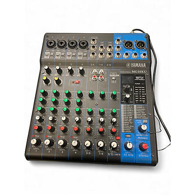 Used Yamaha MG10XU 10 Channel Mixer with Effects Unpowered Mixer