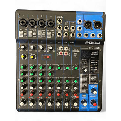 Used Yamaha MG10XU 10 Channel Mixer with Effects Unpowered Mixer