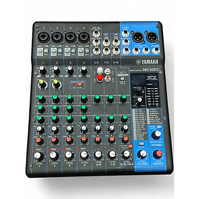 Used Yamaha MG10XU 10 Channel Mixer with Effects Unpowered Mixer