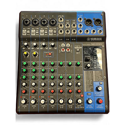 Used Yamaha MG10XU 10 Channel Mixer with Effects Unpowered Mixer