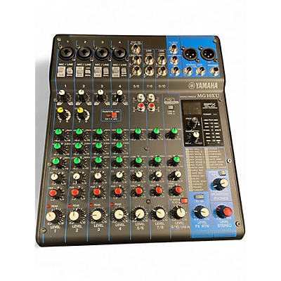 Used Yamaha MG10XU 10 Channel Mixer with Effects Unpowered Mixer