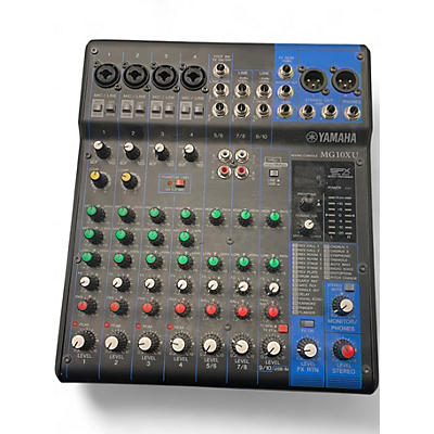 Used Yamaha MG10XU 10 Channel Mixer with Effects Unpowered Mixer