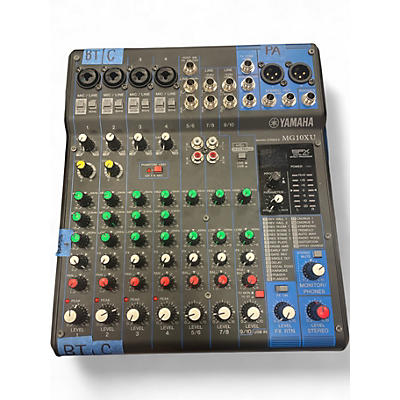 Used Yamaha MG10XU 10 Channel Mixer with Effects Unpowered Mixer
