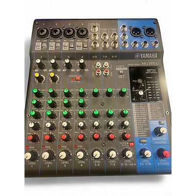 Used Yamaha MG10XU 10 Channel Mixer with Effects Unpowered Mixer