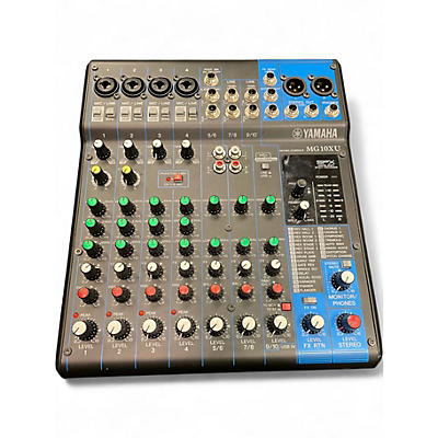 Used Yamaha MG10XU 10 Channel Mixer with Effects Unpowered Mixer