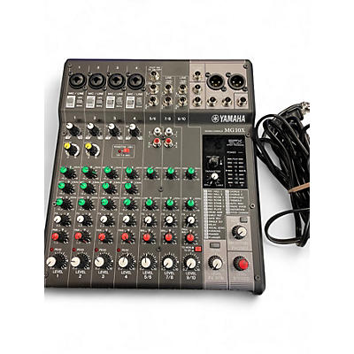 Used Yamaha MG10XU 10 Channel Mixer with Effects Unpowered Mixer