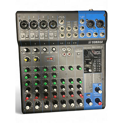 Used Yamaha MG10XU 10 Channel Mixer with Effects Unpowered Mixer