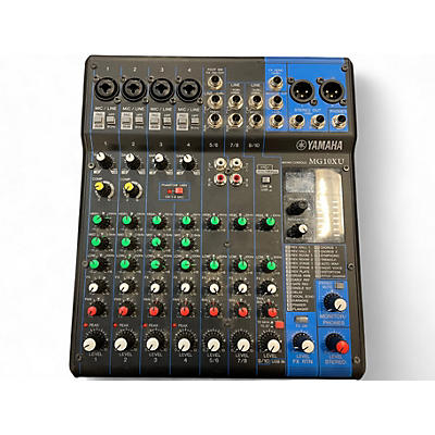 Used Yamaha MG10XU 10 Channel Mixer with Effects Unpowered Mixer