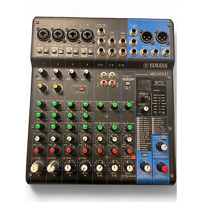 Used Yamaha MG10XU 10 Channel Mixer with Effects Unpowered Mixer