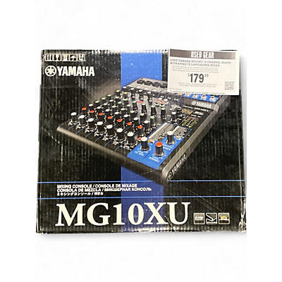 Used Yamaha MG10XU 10 Channel Mixer with Effects Unpowered Mixer