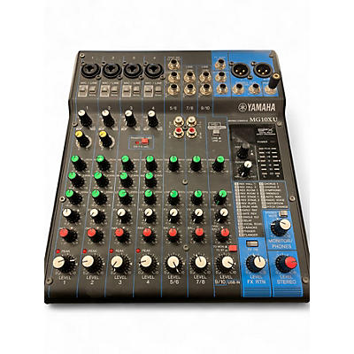 Used Yamaha MG10XU 10 Channel Mixer with Effects Unpowered Mixer