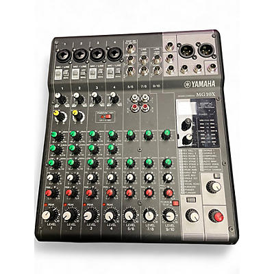 Used Yamaha MG10XU 10 Channel Mixer with Effects Unpowered Mixer