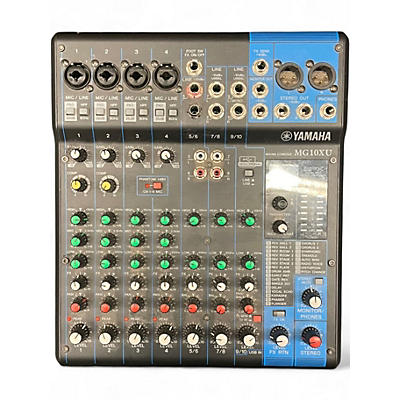Used Yamaha MG10XU 10 Channel Mixer with Effects Unpowered Mixer