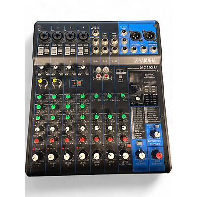 Used Yamaha MG10XU 10 Channel Mixer with Effects Unpowered Mixer
