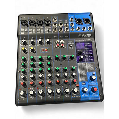 Used Yamaha MG10XU 10 Channel Mixer with Effects Unpowered Mixer