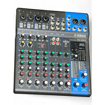 Used Yamaha MG10XU 10 Channel Mixer with Effects Unpowered Mixer
