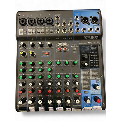 Used Yamaha MG10XU 10 Channel Mixer with Effects Unpowered Mixer