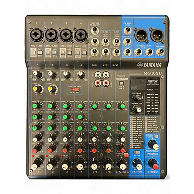 Used Yamaha MG10XU 10 Channel Mixer with Effects Unpowered Mixer
