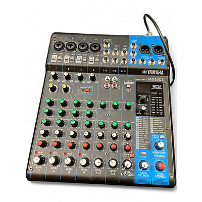 Used Yamaha MG10XU 10 Channel Mixer with Effects Unpowered Mixer
