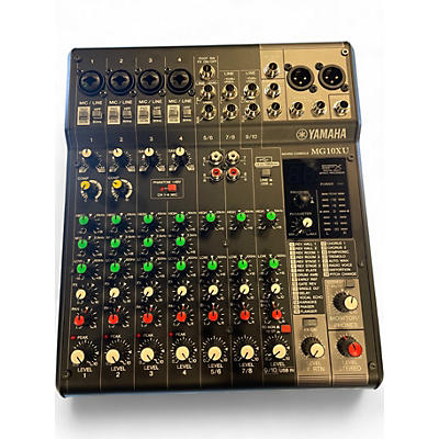 Used Yamaha MG10XU 10 Channel Mixer with Effects Unpowered Mixer