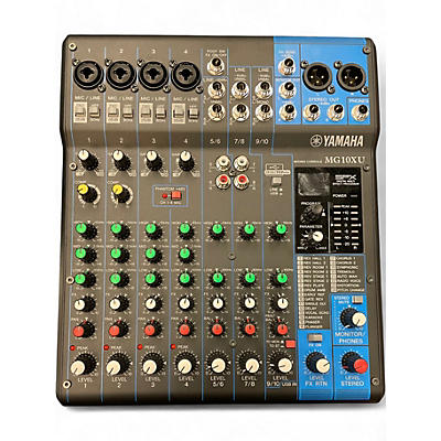 Used Yamaha MG10XU 10 Channel Mixer with Effects Unpowered Mixer