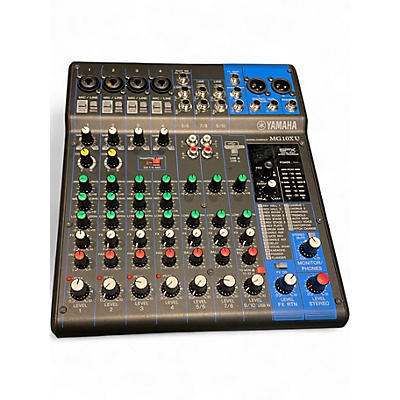 Used Yamaha MG10XU 10 Channel Mixer with Effects Unpowered Mixer